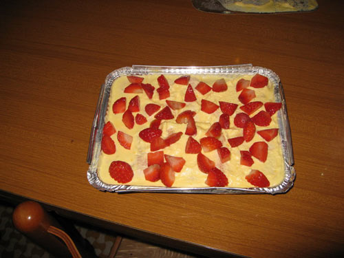 草莓口味提拉米苏